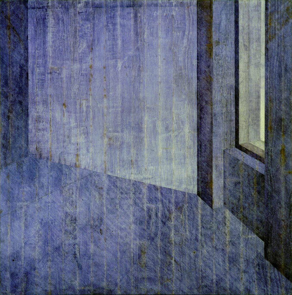 Hopper II (“office at night” azul pequeno, chão The Piano Factory)